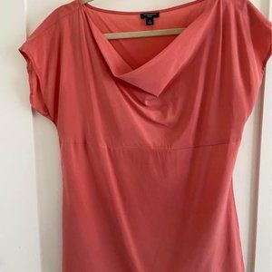 Ann Taylor silk top peach - Size 8